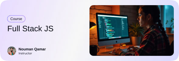 full stack js course image